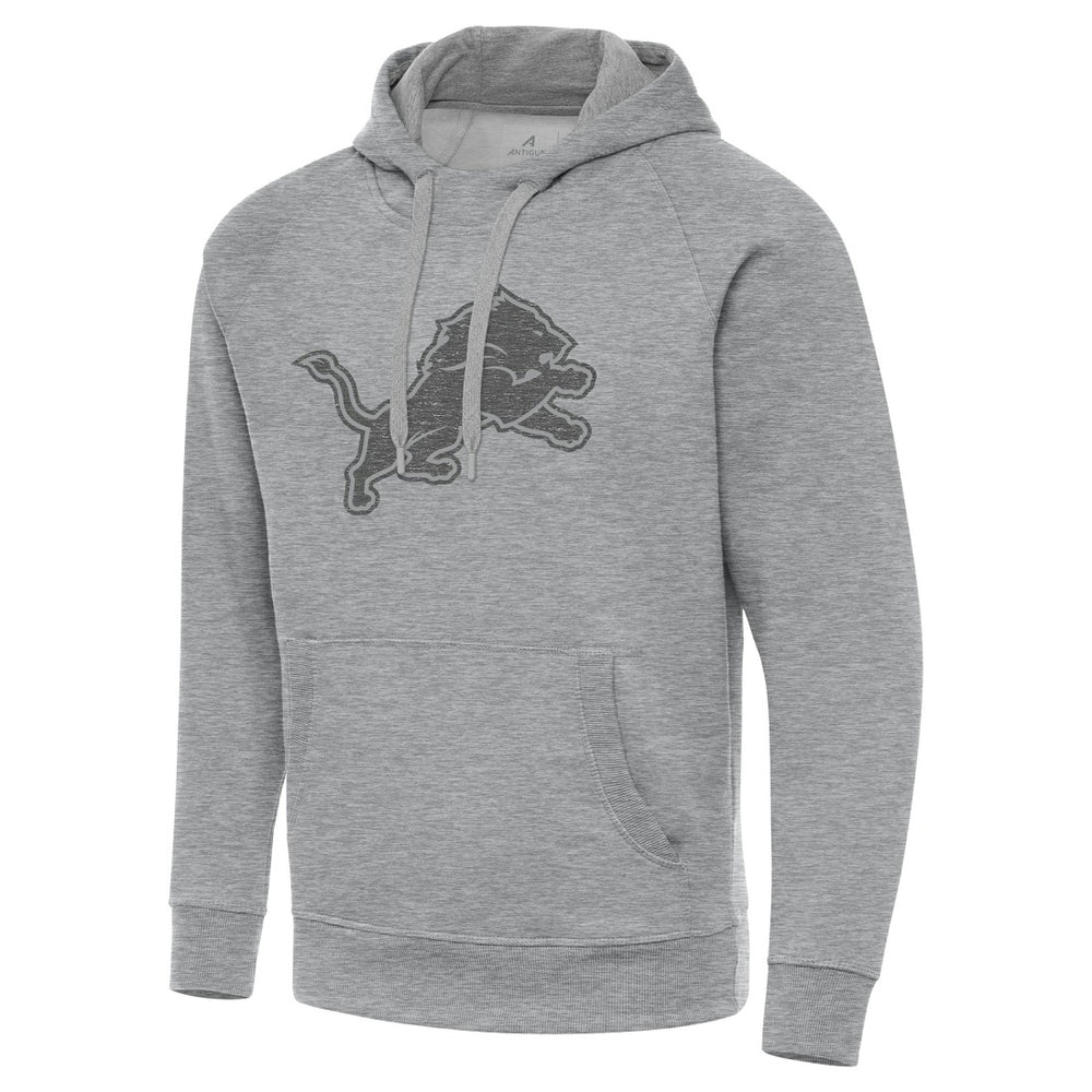 Detroit Lions Antigua Victory Hoodie Heather Gray - NFL