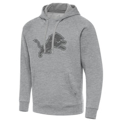 Detroit Lions Antigua Victory Hoodie Heather Gray - NFL