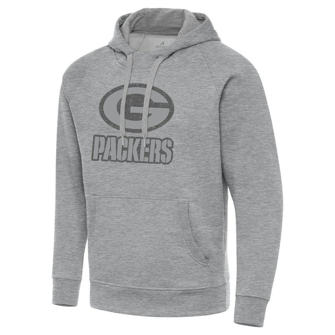 Green Bay Packers Antigua Victory Hoodie Heather Gray - NFL