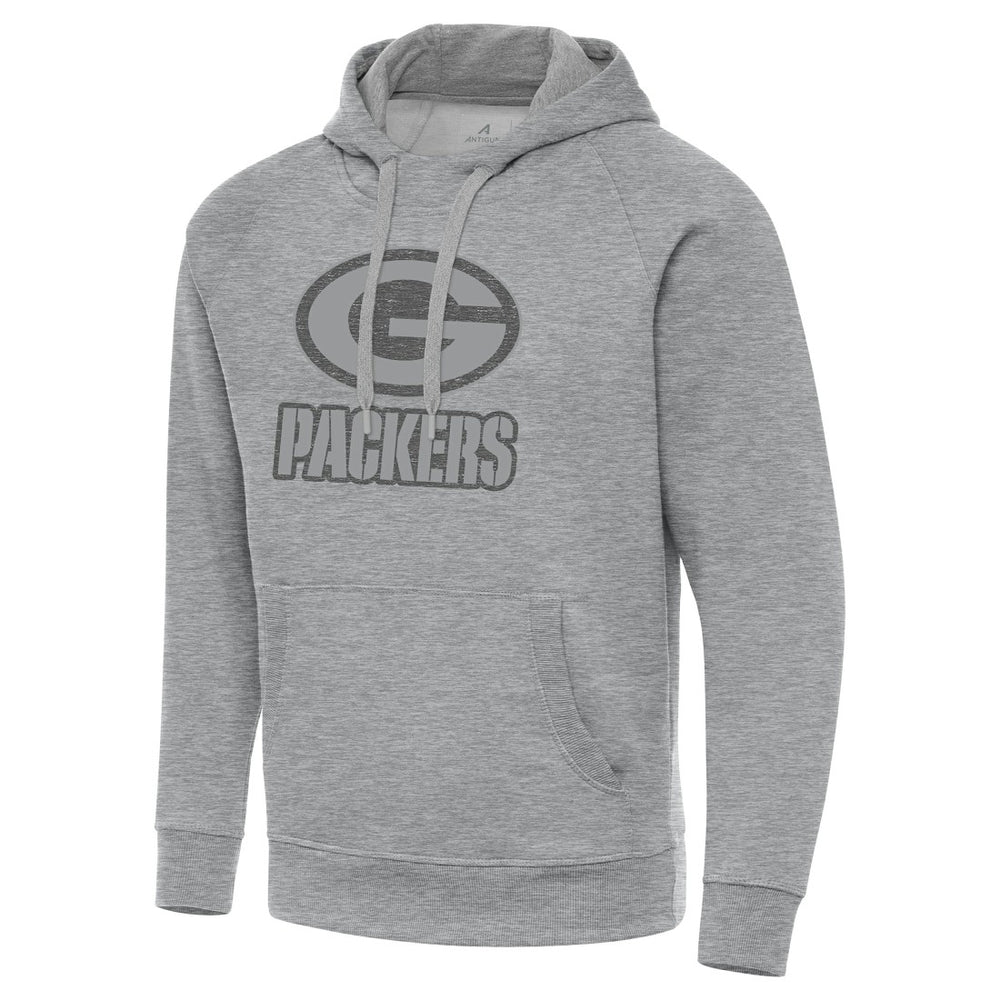 Green Bay Packers Antigua Victory Hoodie Heather Gray - NFL