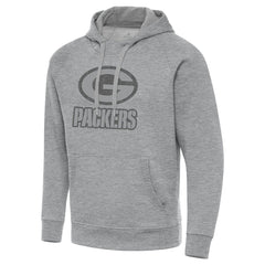Green Bay Packers Antigua Victory Hoodie Heather Gray - NFL
