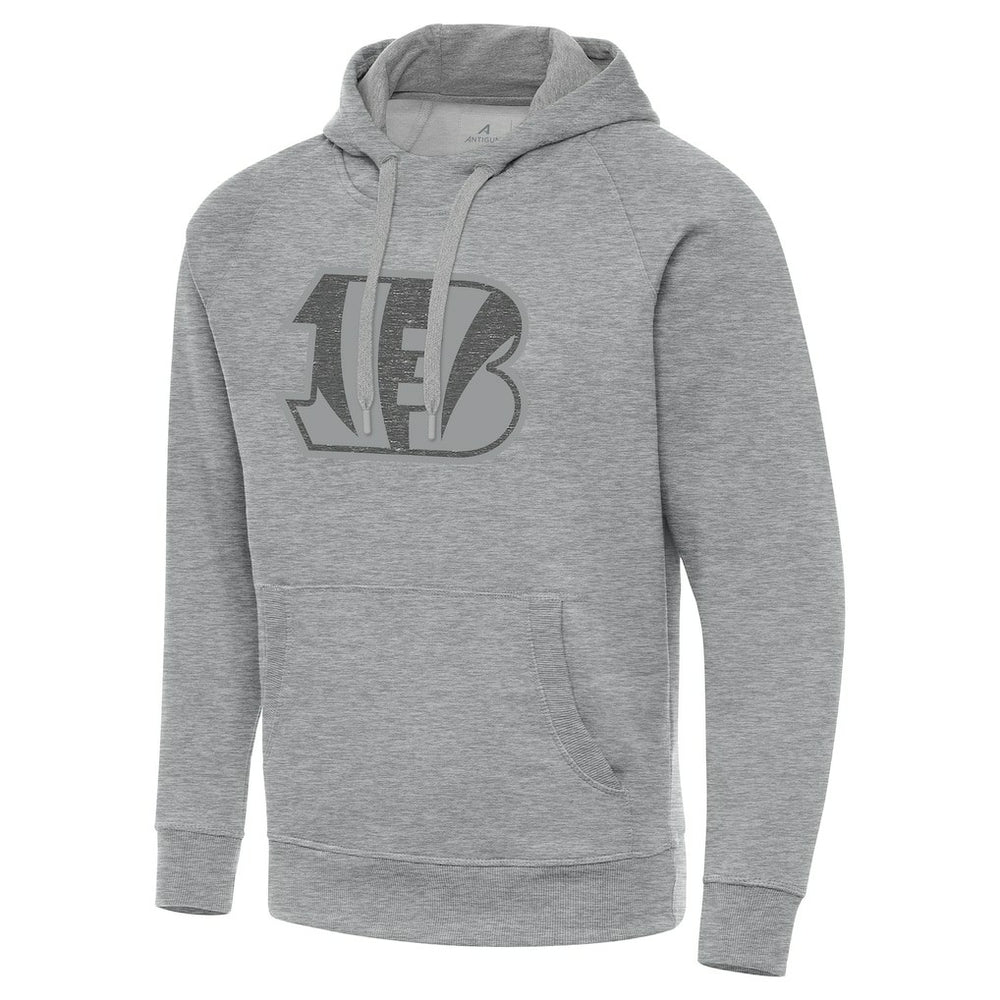 Cincinnati Bengals Antigua Victory Hoodie Heather Gray - NFL