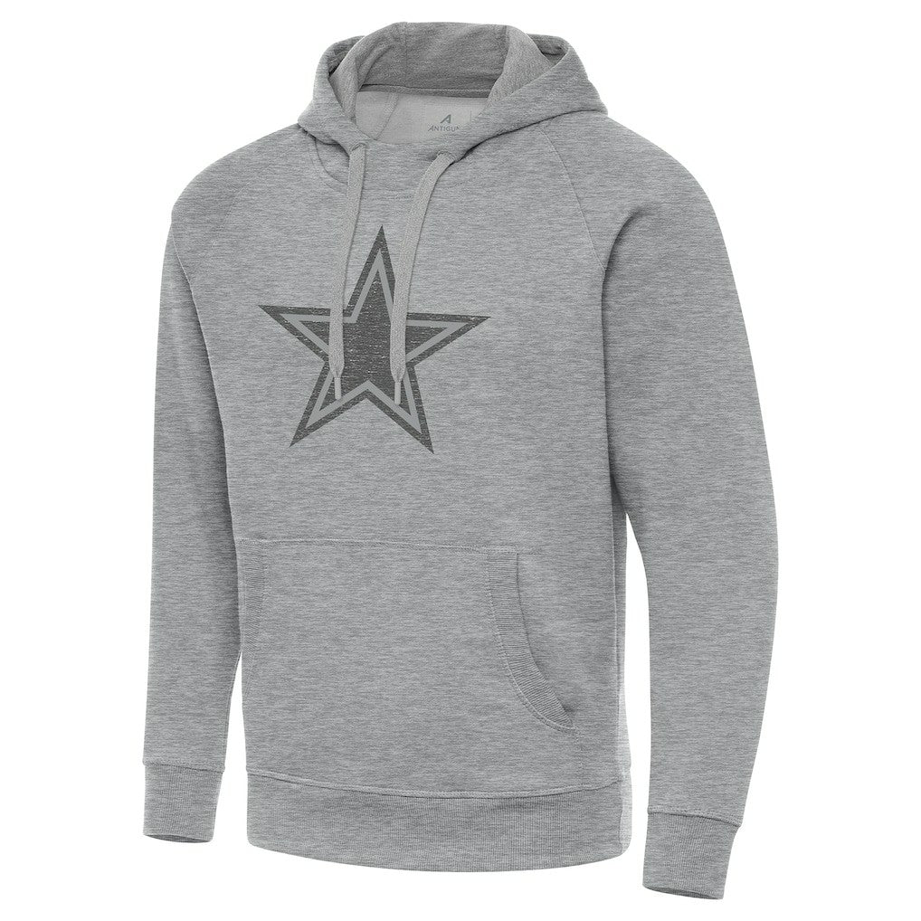 Dallas Cowboys Antigua Victory Hoodie Heather Gray - NFL