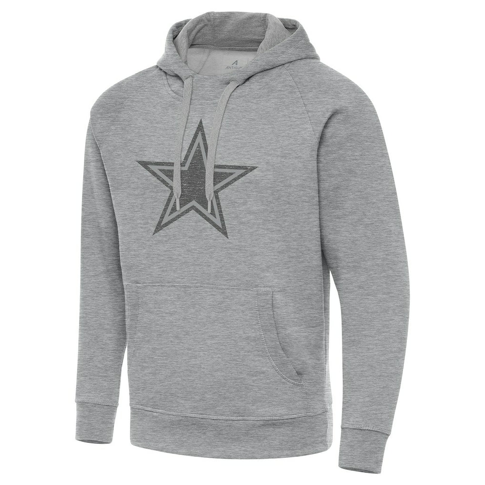 Dallas Cowboys Antigua Victory Hoodie Heather Gray - NFL
