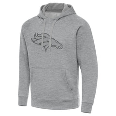 Denver Broncos Antigua Victory Hoodie Heather Gray - NFL