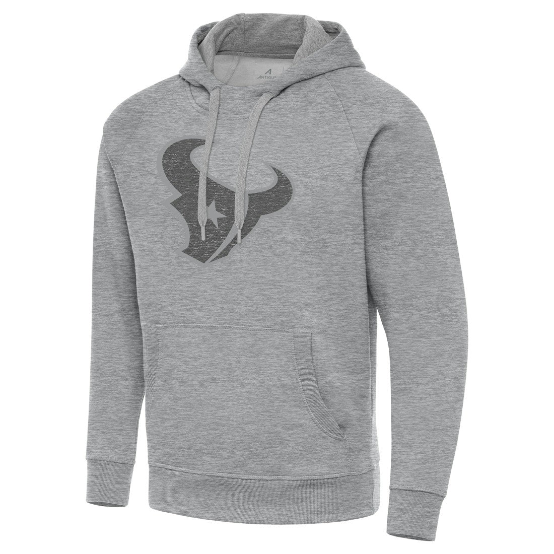 Houston Texans Antigua Victory Hoodie Heather Gray - NFL