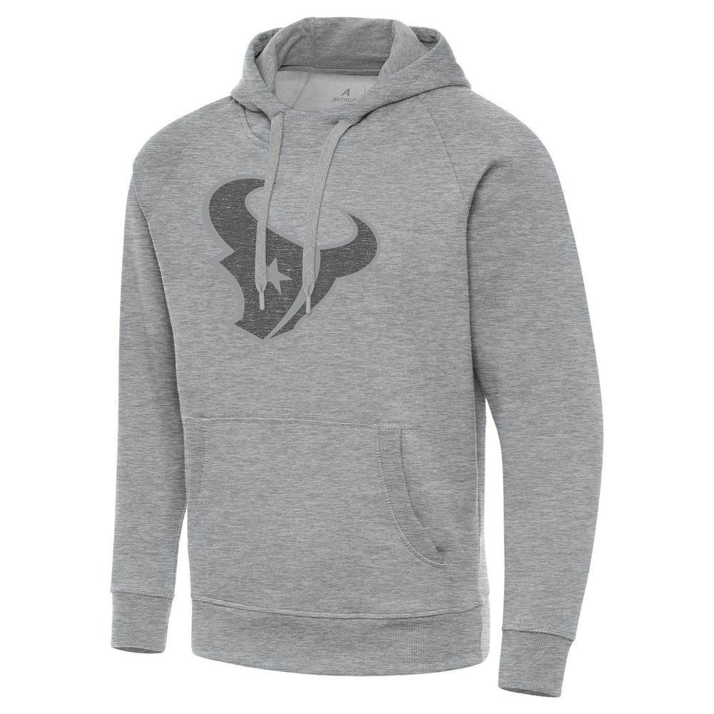 Houston Texans Antigua Victory Hoodie Heather Gray - NFL