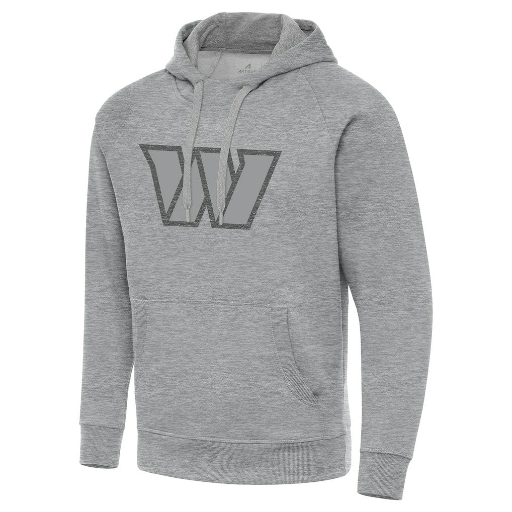 Washington Commanders Antigua Victory Hoodie Heather Gray - NFL