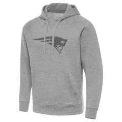New England Patriots Antigua Victory Hoodie Heather Gray - NFL