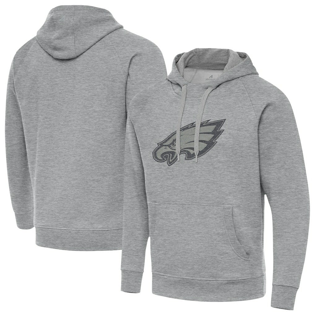 Philadelphia Eagles Antigua Victory Hoodie Heather Gray - NFL