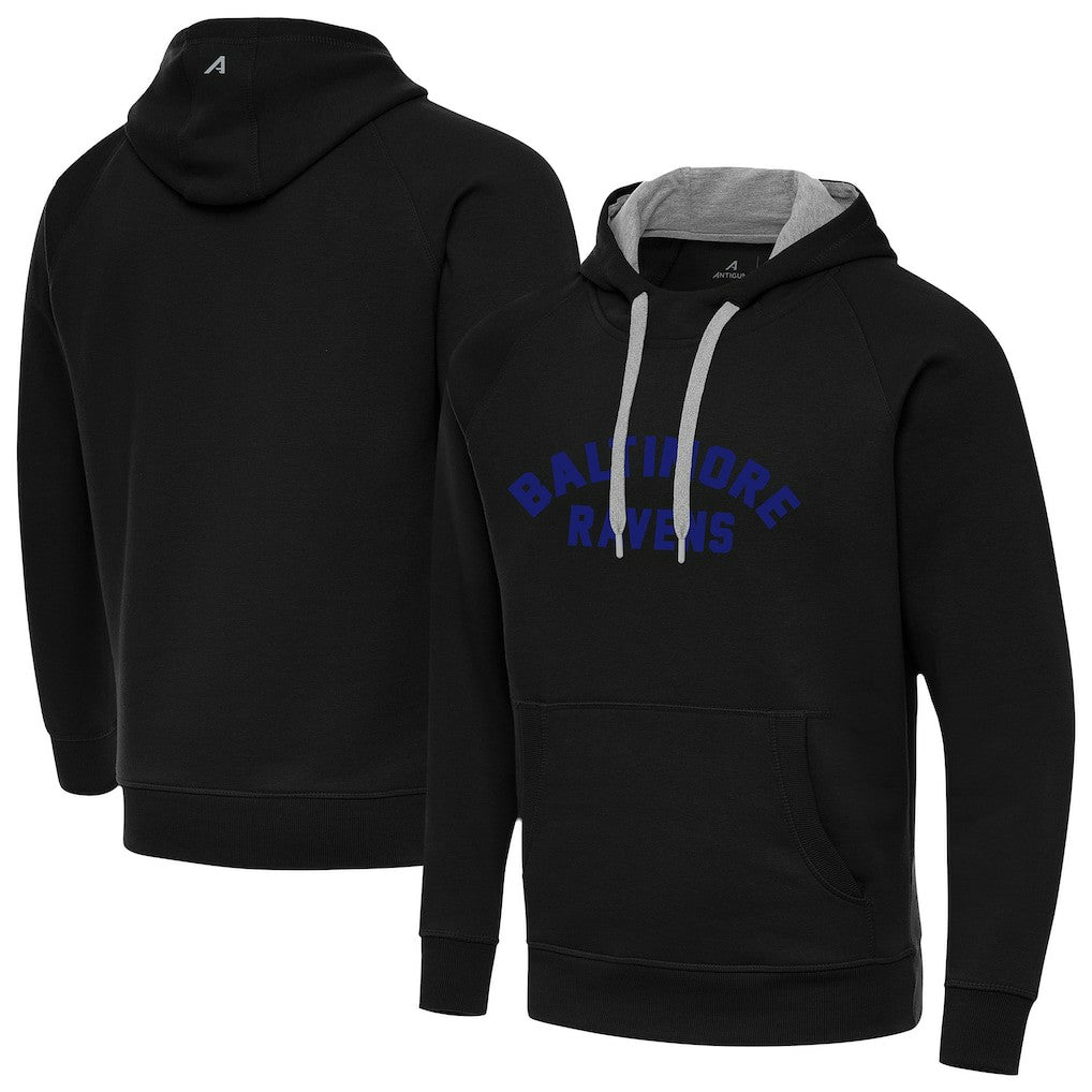 Baltimore Ravens Antigua Victory Hoodie Black - NFL