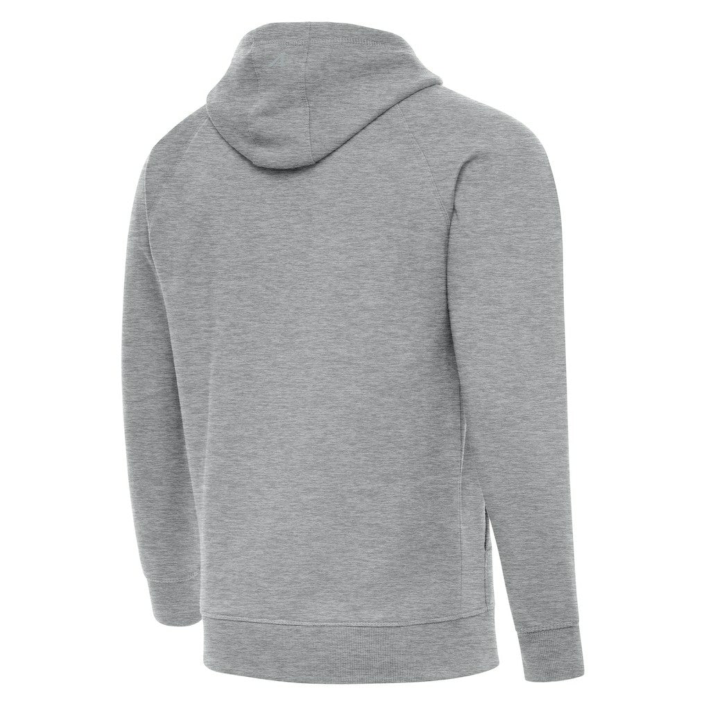 San Francisco 49ers Antigua Victory Hoodie Heather Gray - NFL