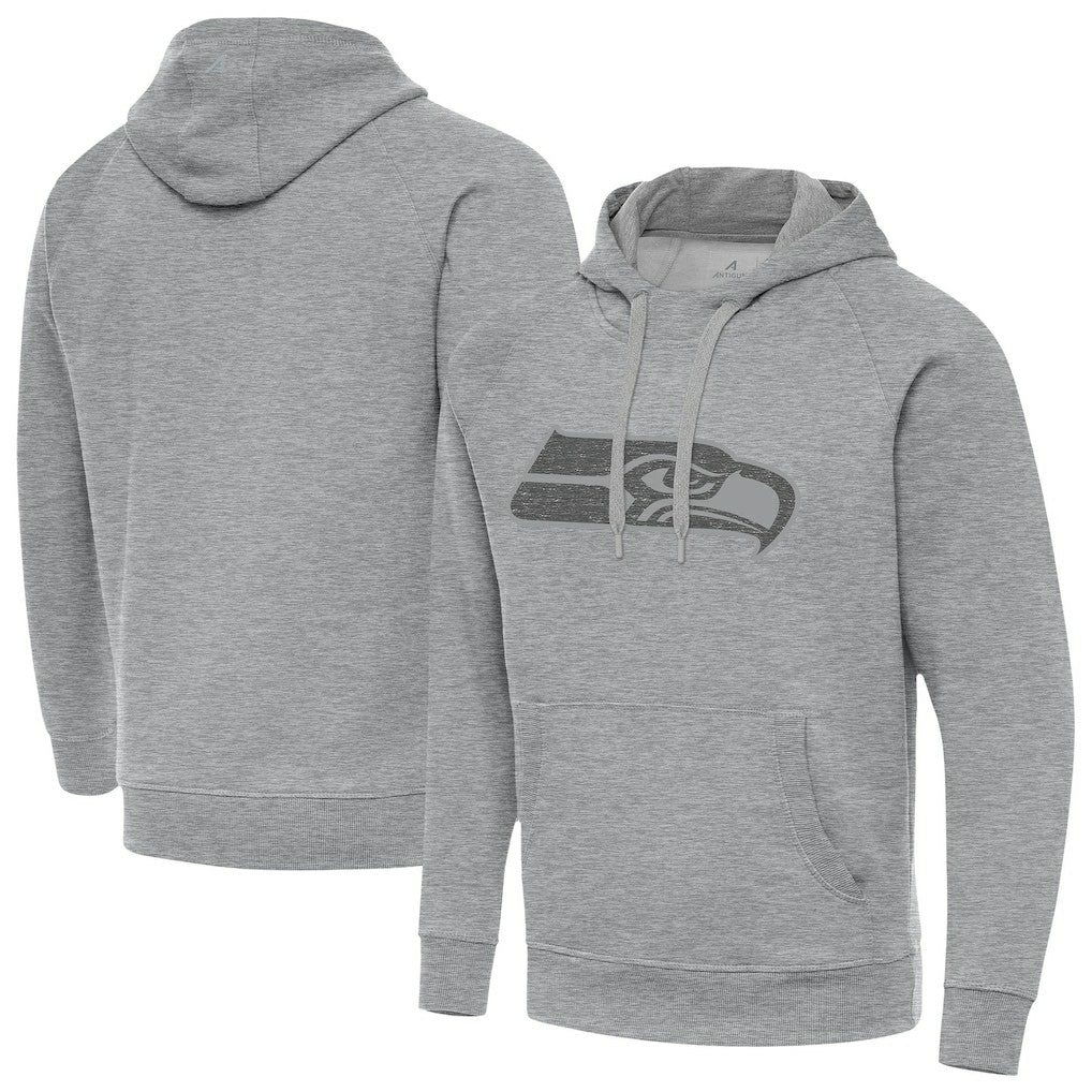 Seattle Seahawks Antigua Victory Hoodie Heather Gray - NFL