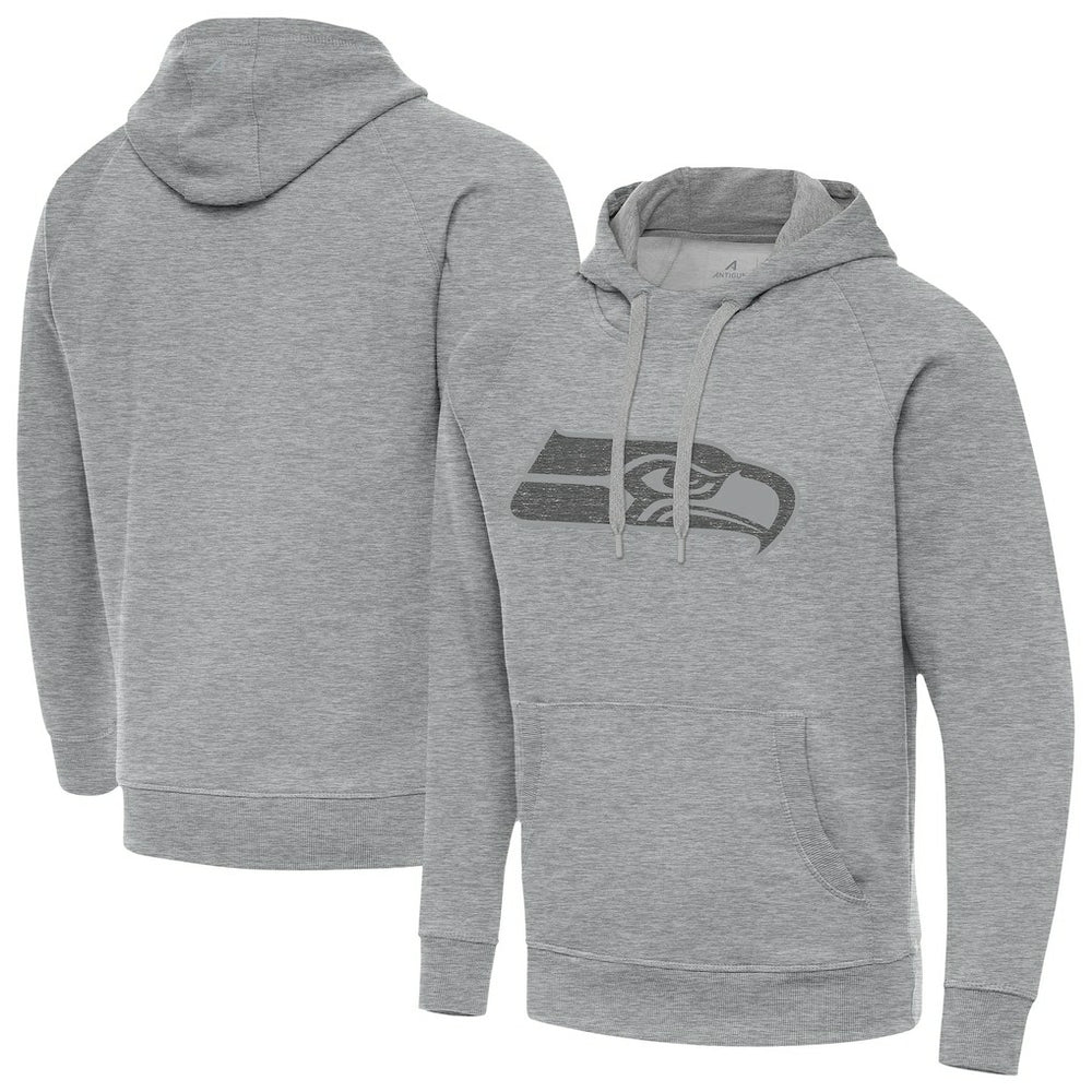 Seattle Seahawks Antigua Victory Hoodie Heather Gray - NFL