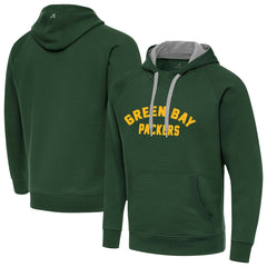 Green Bay Packers Antigua Victory Hoodie Hunter Green - NFL