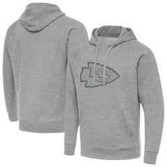 Kansas City Chiefs Antigua Victory Hoodie Heather Gray - NFL