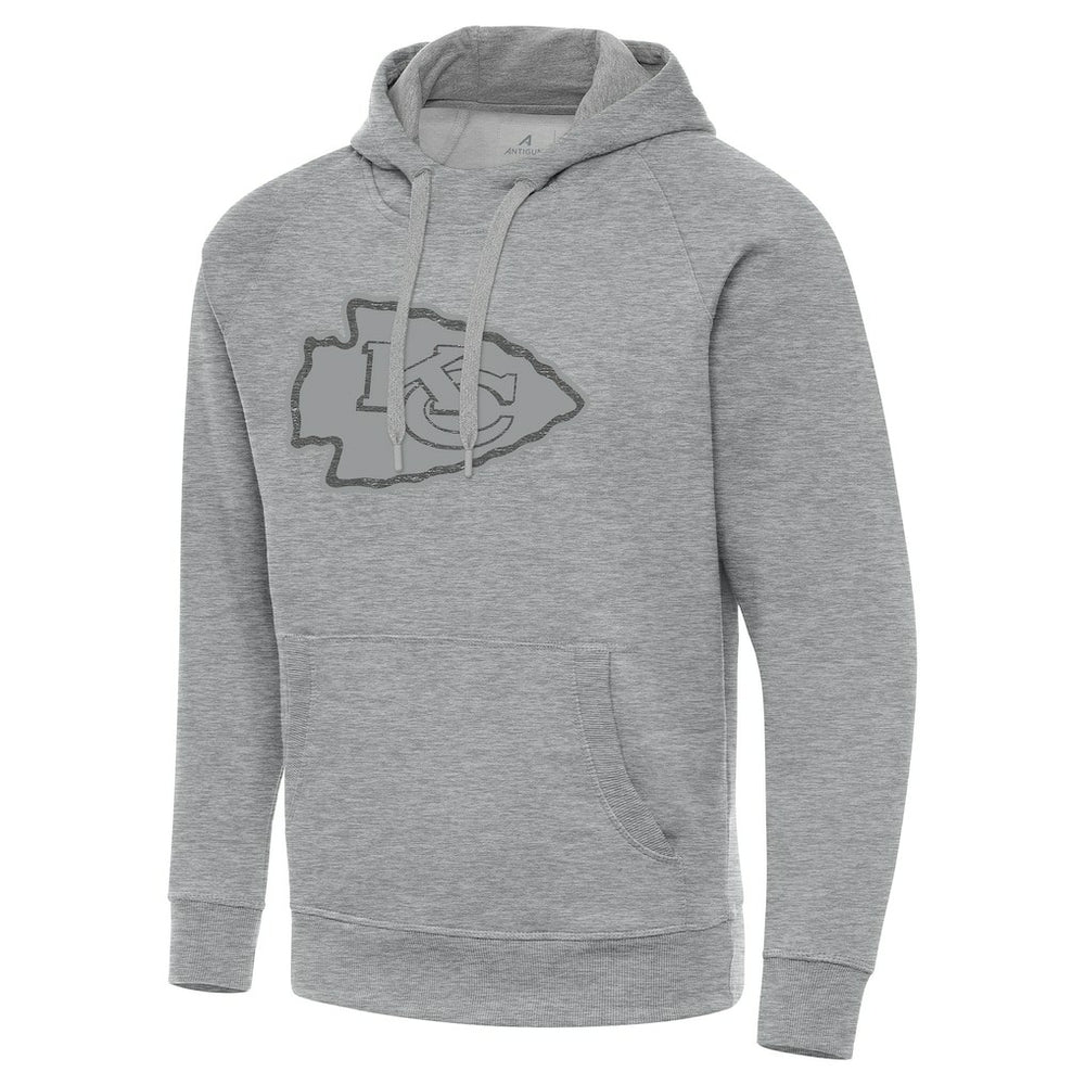 Kansas City Chiefs Antigua Victory Hoodie Heather Gray - NFL
