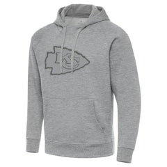 Kansas City Chiefs Antigua Victory Hoodie Heather Gray - NFL