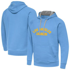 Los Angeles Chargers Antigua Victory Hoodie Powder Blue - NFL