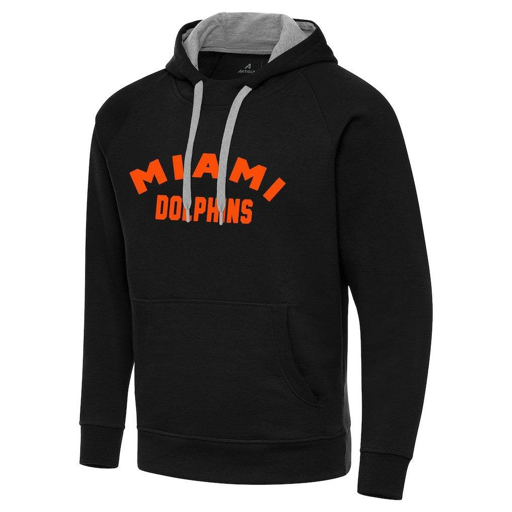 Miami Dolphins Antigua Victory Hoodie Black - NFL