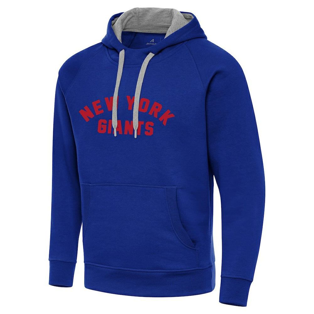 New York Giants Antigua Victory Hoodie Royal - NFL