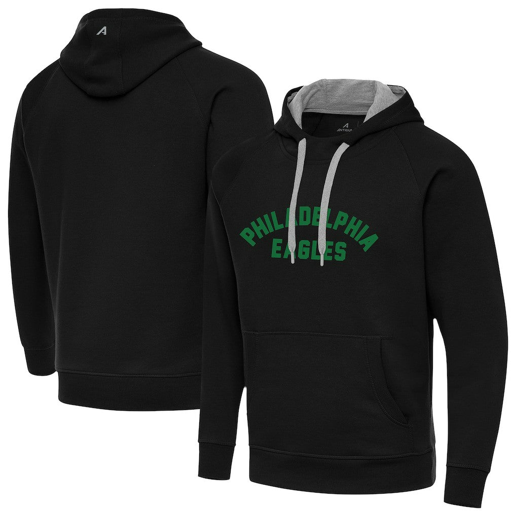 Philadelphia Eagles Antigua Victory Hoodie Black - NFL
