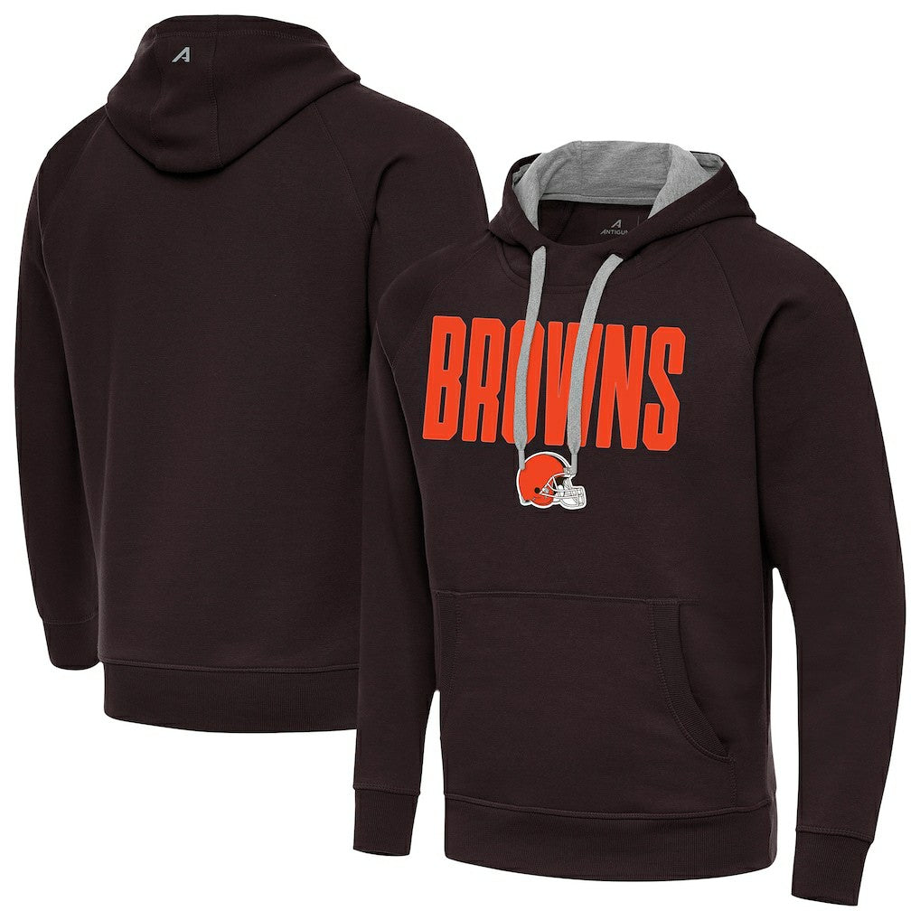 Cleveland Browns Antigua Victory Hoodie Brown - NFL