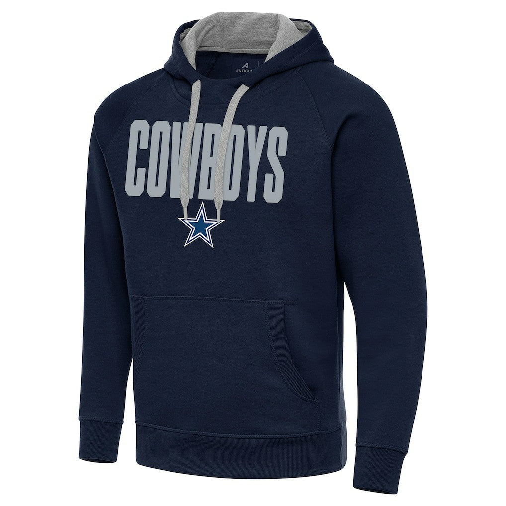 Dallas Cowboys Antigua Victory Hoodie Navy - NFL