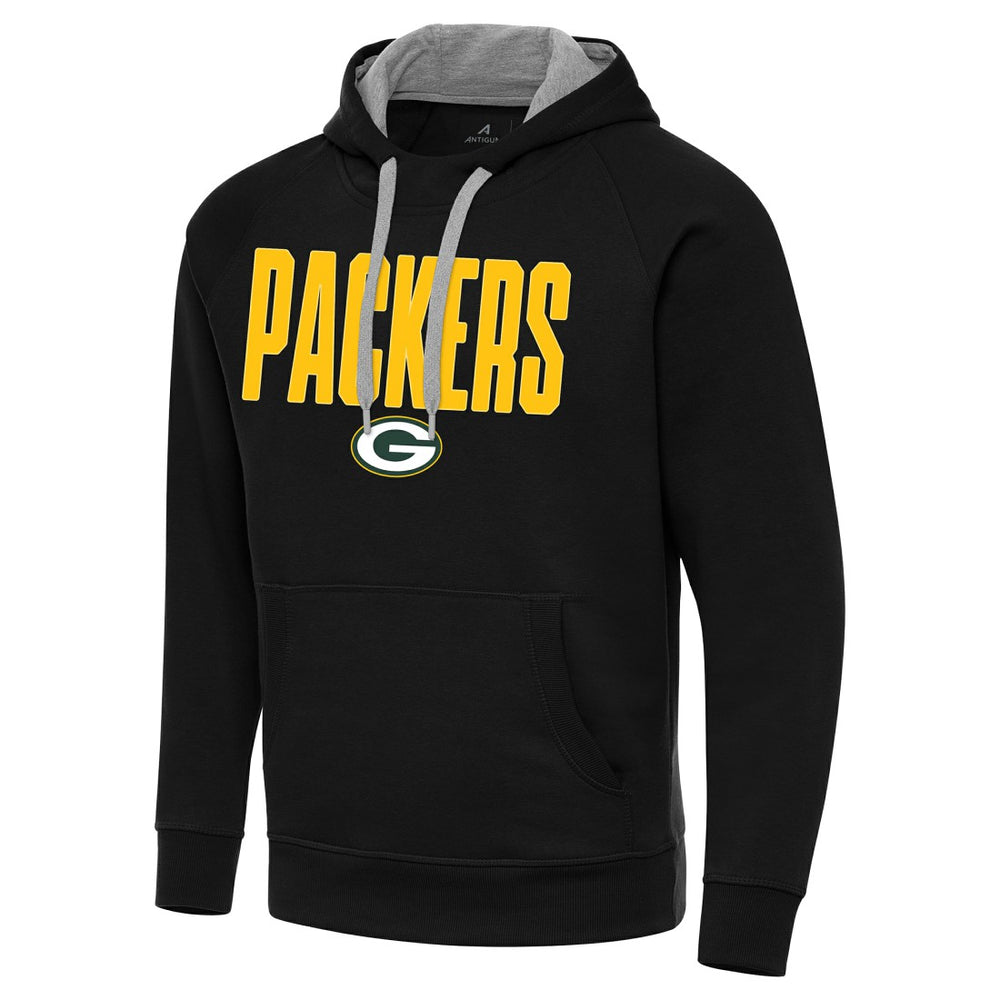 Green Bay Packers Antigua Victory Hoodie Black - NFL