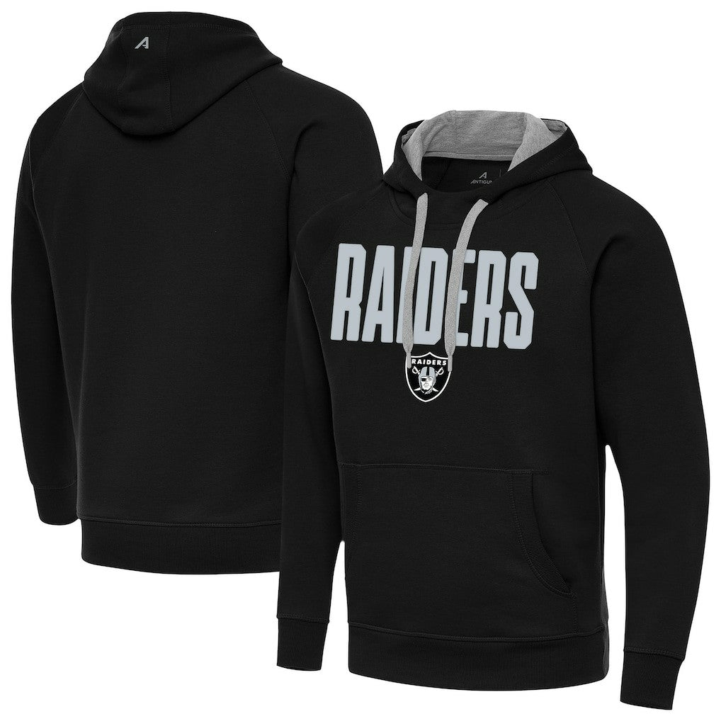 Las Vegas Raiders Antigua Victory Hoodie Black - NFL
