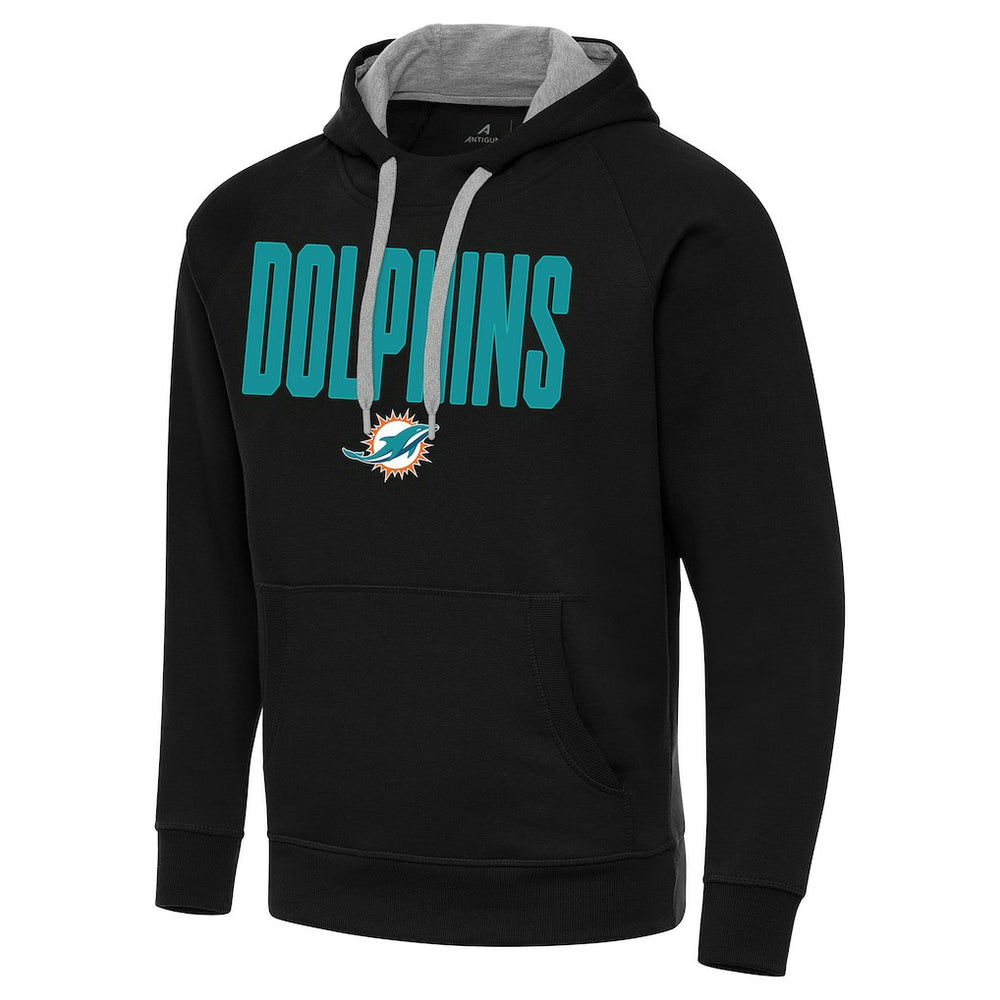 Miami Dolphins Antigua Victory Hoodie Black - NFL