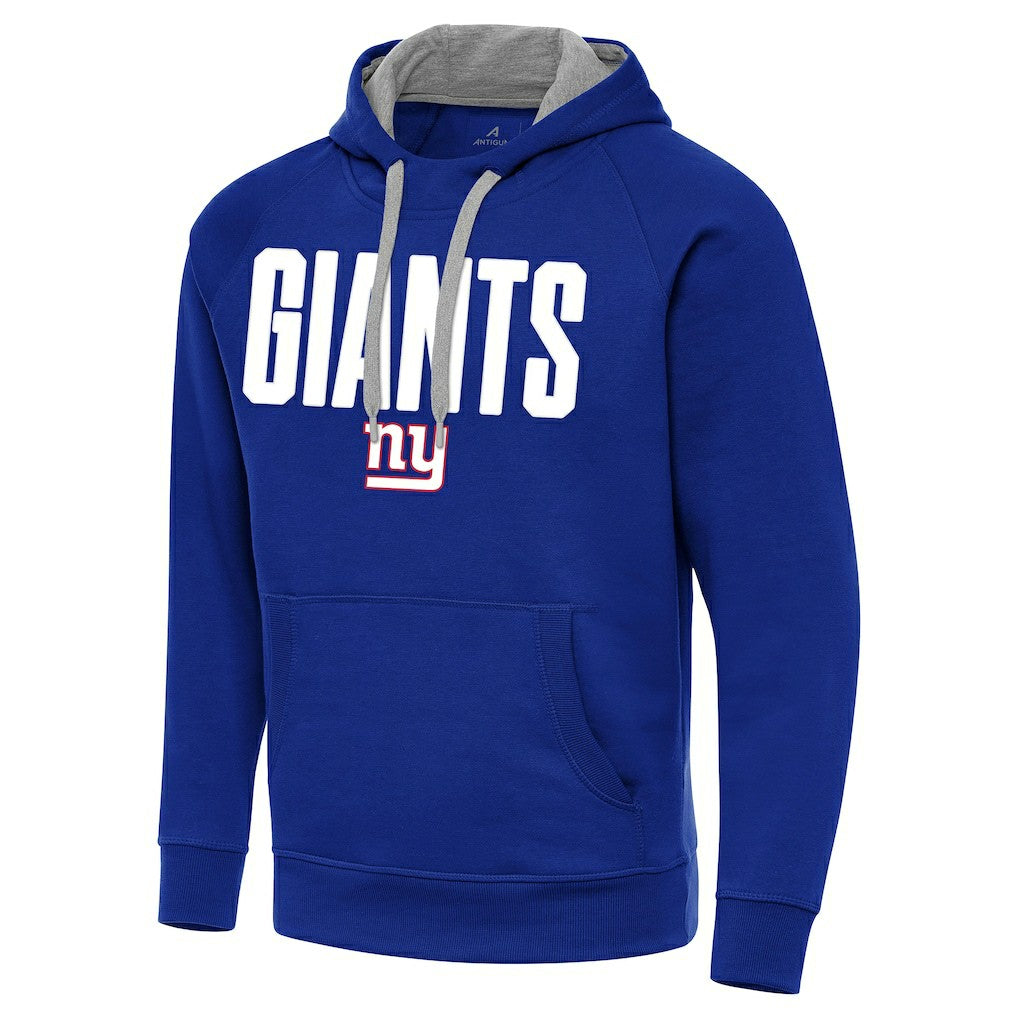 New York Giants Antigua Victory Hoodie Royal - NFL