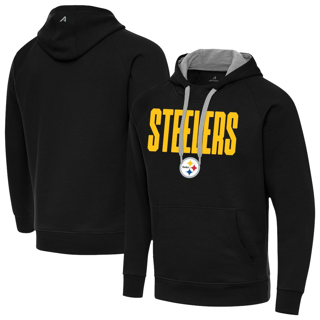 Pittsburgh Steelers Antigua Victory Hoodie Black - NFL