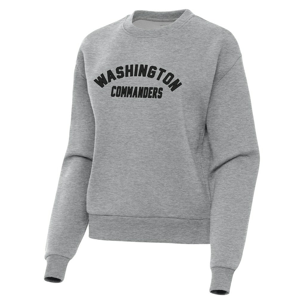 Washington Commanders Antigua Women's Victory Sweatshirt Heather Gray - NFL