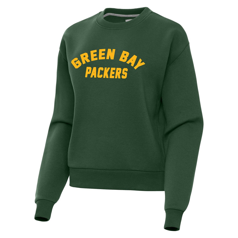 Green Bay Packers Antigua Women's Victory Sweatshirt Hunter Green - NFL