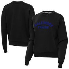 Baltimore Ravens Antigua Women's Victory Sweatshirt Black - NFL
