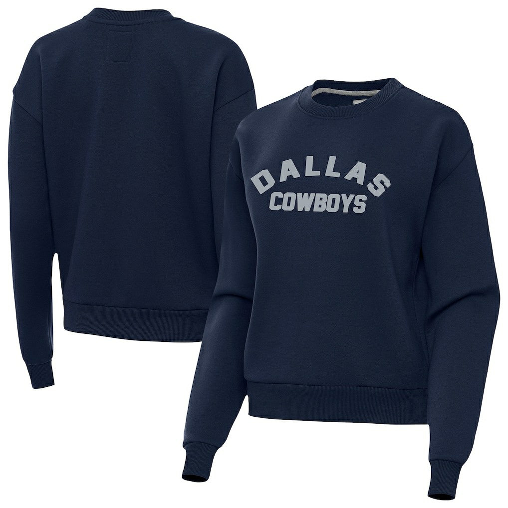 Dallas Cowboys Antigua Women's Victory Sweatshirt Navy - NFL