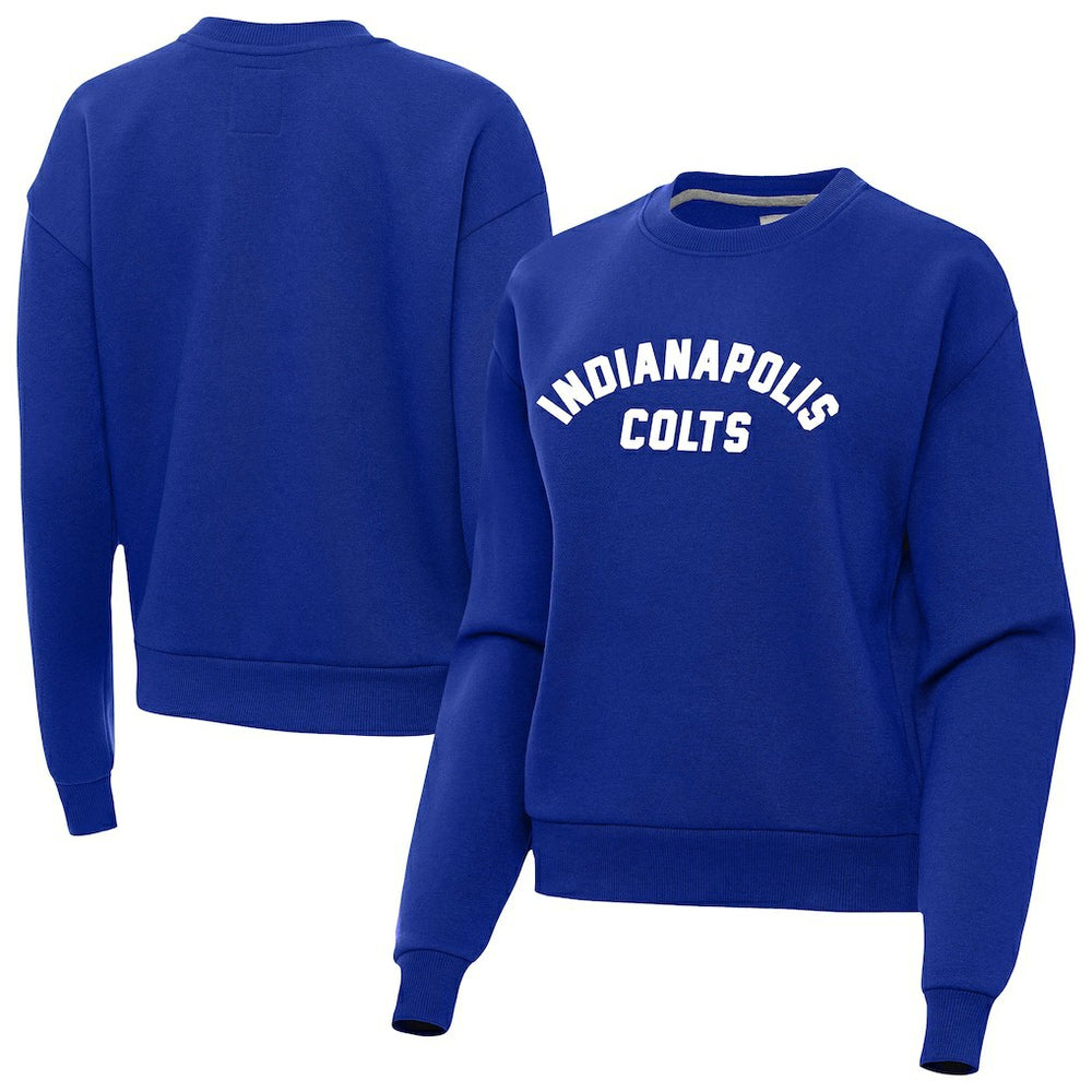 Indianapolis Colts Antigua Women's Victory Sweatshirt Royal - NFL