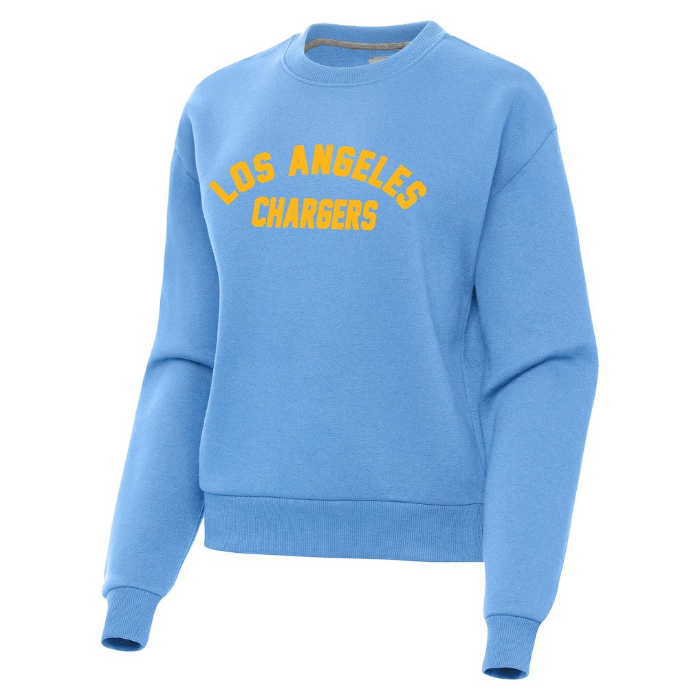 Los Angeles Chargers Antigua Women's Victory Sweatshirt Powder Blue - NFL