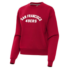 San Francisco 49ers Antigua Women's Victory Sweatshirt Scarlet - NFL