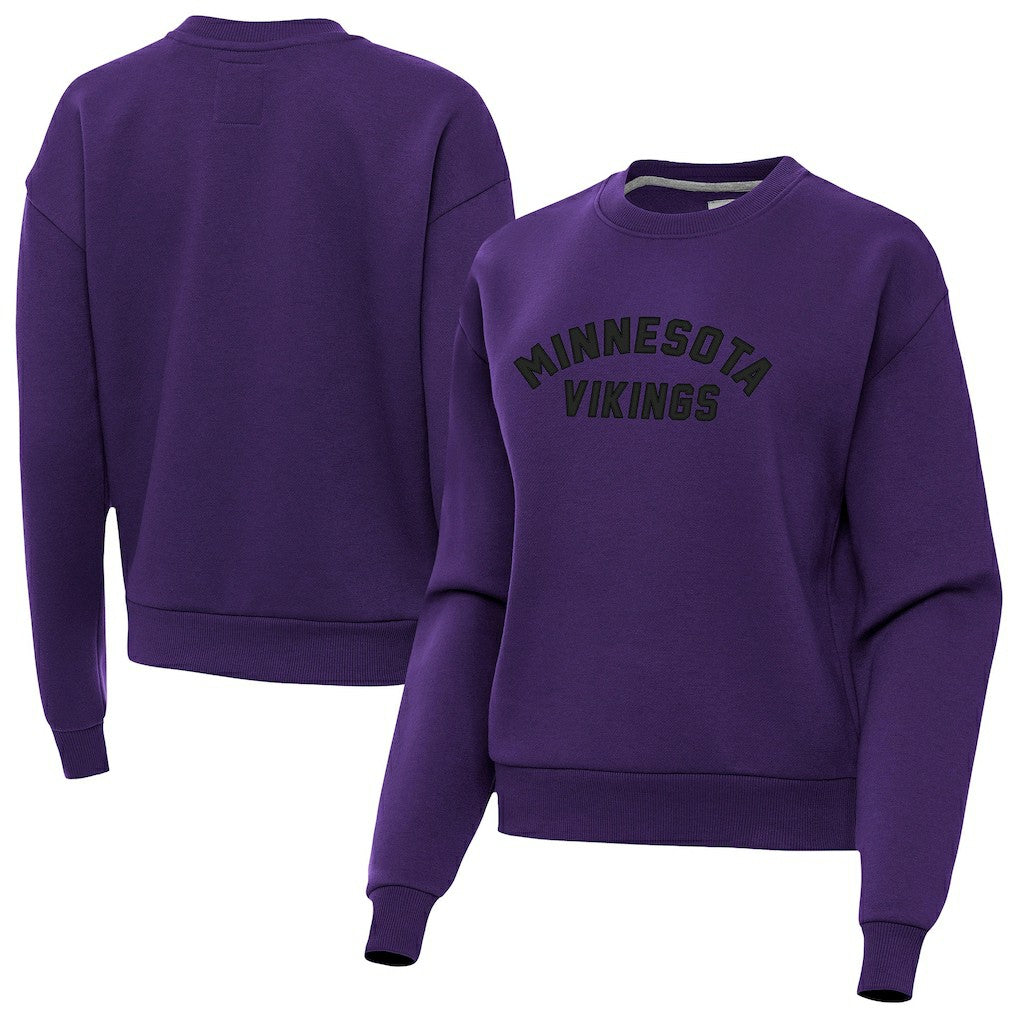 Minnesota Vikings Antigua Women's Victory Sweatshirt Purple - NFL