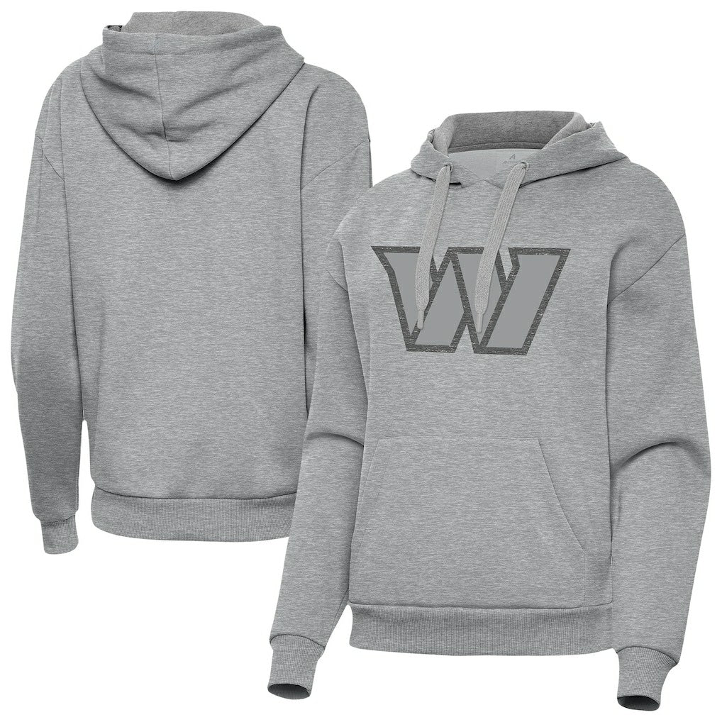 Washington Commanders Antigua Women's Victory Hoodie Heather Gray - NFL