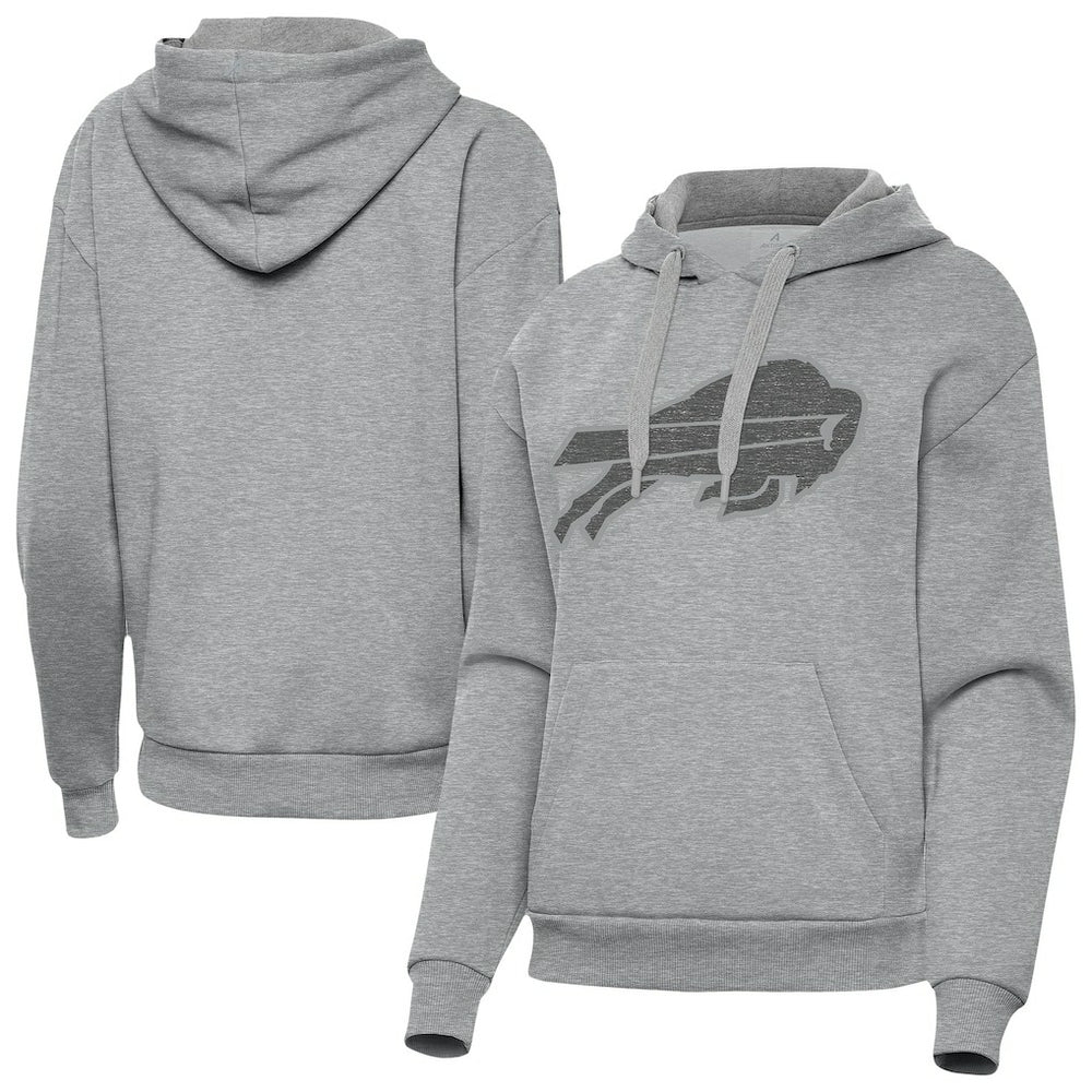 Buffalo Bills Antigua Women's Victory Hoodie Heather Gray - NFL