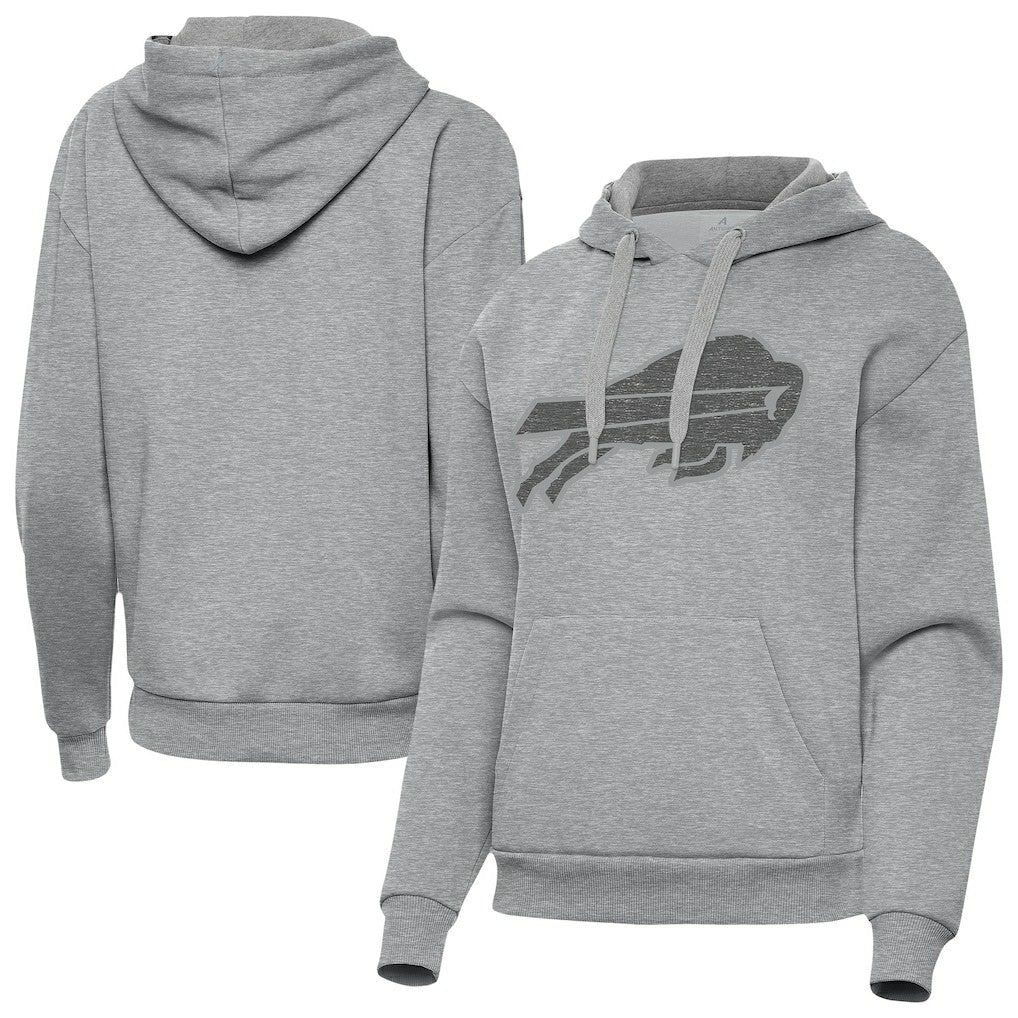 Buffalo Bills Antigua Women's Victory Hoodie Heather Gray - NFL