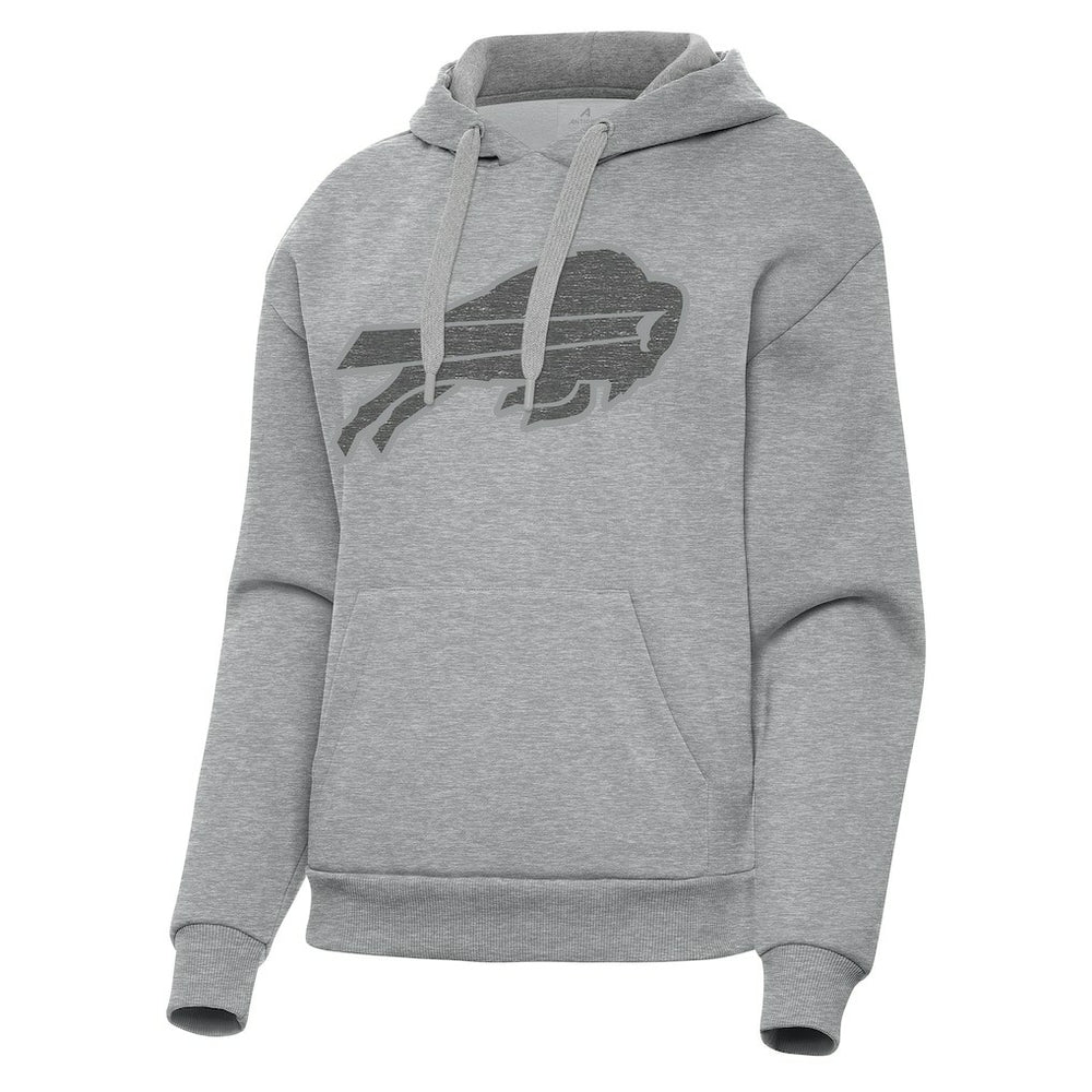 Buffalo Bills Antigua Women's Victory Hoodie Heather Gray - NFL