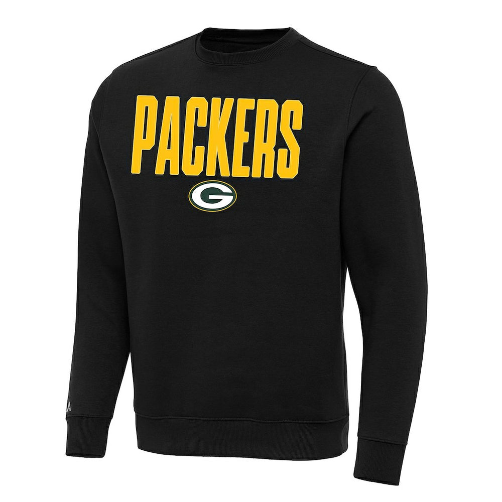 Green Bay Packers Antigua Victory Sweatshirt Black - NFL