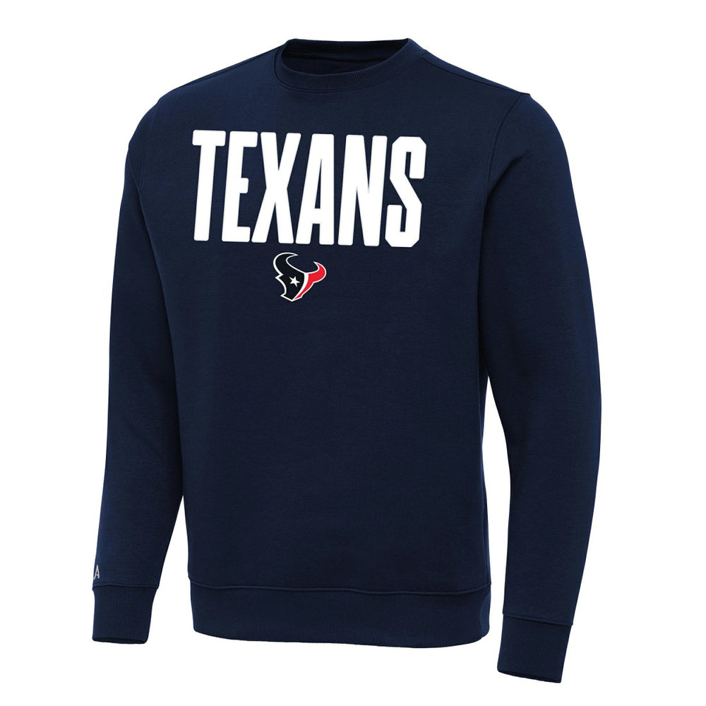 Houston Texans Antigua Victory Sweatshirt Navy - NFL