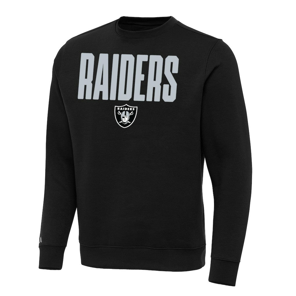 Las Vegas Raiders Antigua Victory Sweatshirt Black - NFL