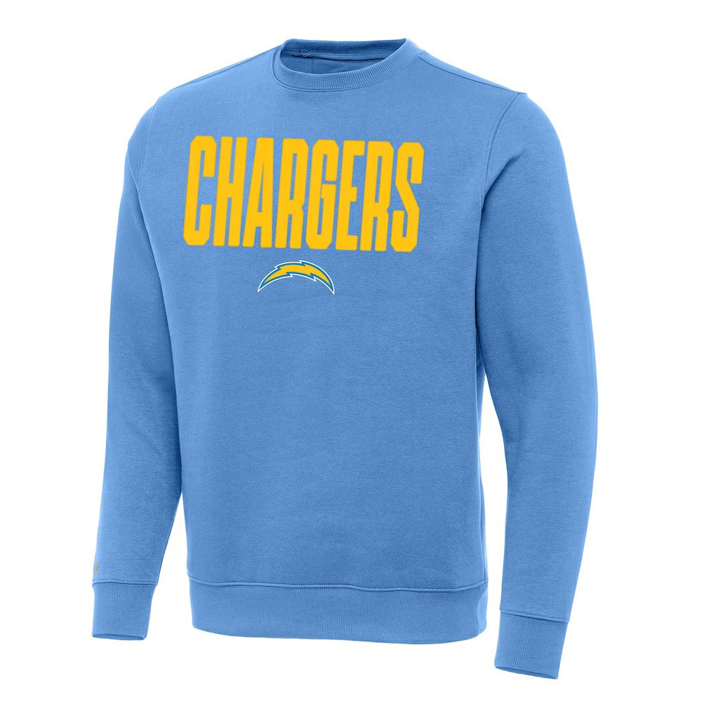 Los Angeles Chargers Antigua Victory Sweatshirt Powder Blue - NFL