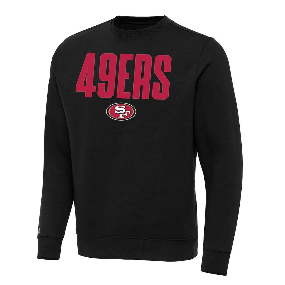 San Francisco 49ers Antigua Victory Sweatshirt Black - NFL